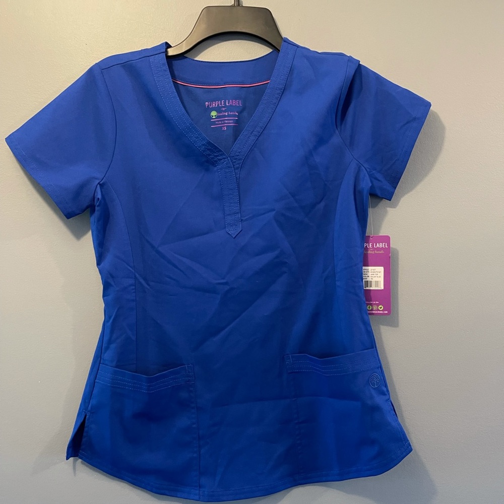 *Purple Label Scrub Top/Pants SET